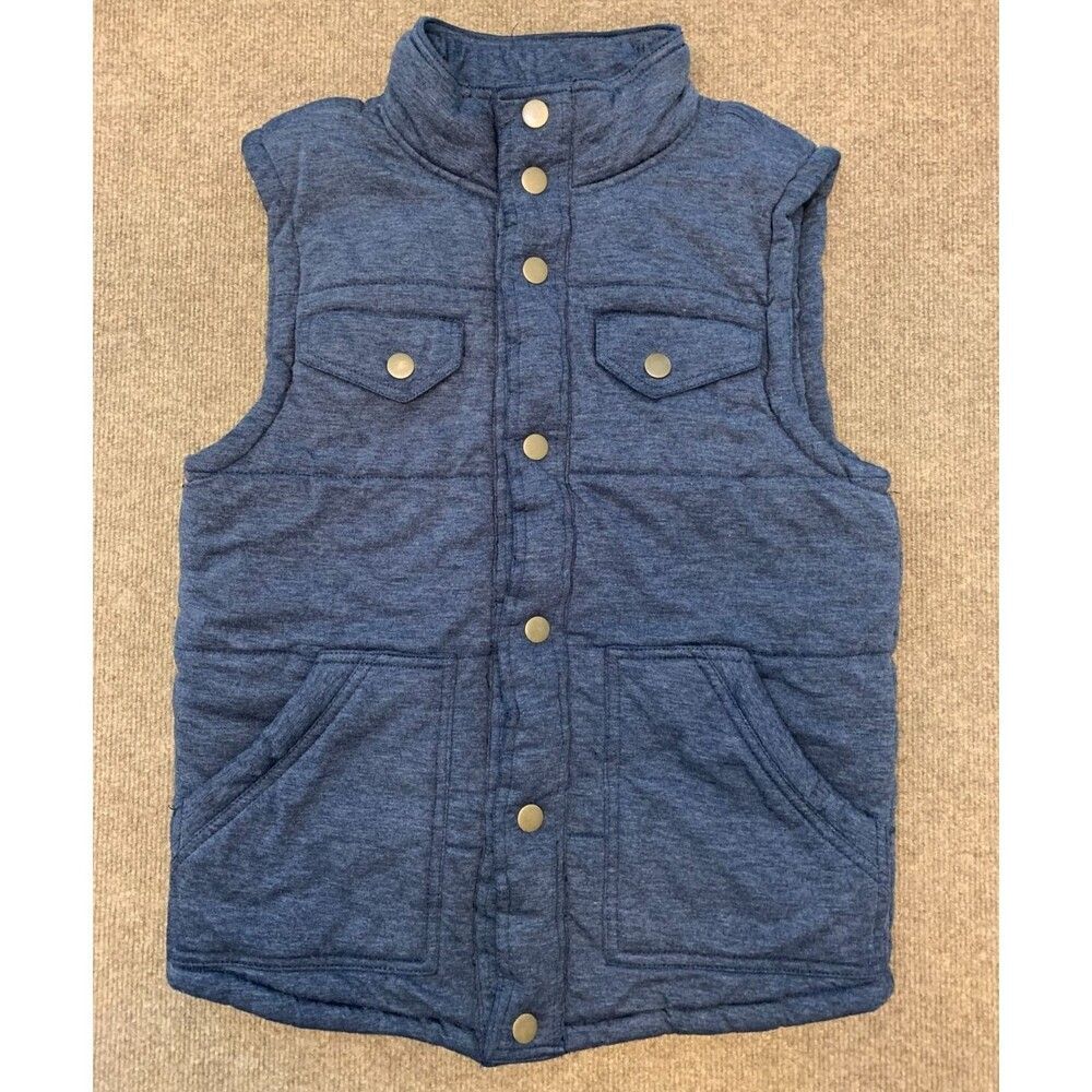 Mossimo Vest Womens S Quilted Puffer Lined Snap Outdoor Camp Hike Warmup